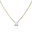 Diamonfire Solitär-Zirkonia-Halskette mit Krappenfassung