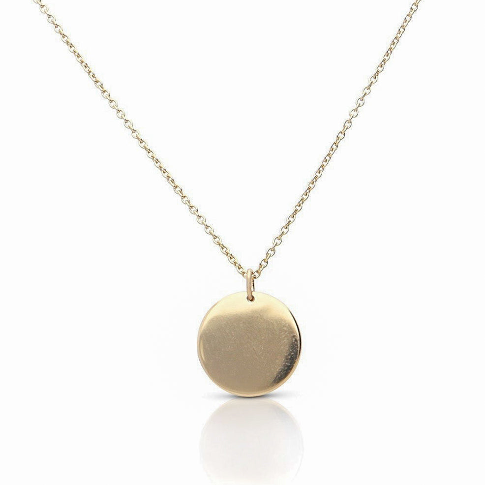 Diamonfire Plain Disc Necklace