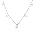 Diamonfire Plain Disc Station Necklace