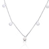 Diamonfire Plain Disc Station Necklace