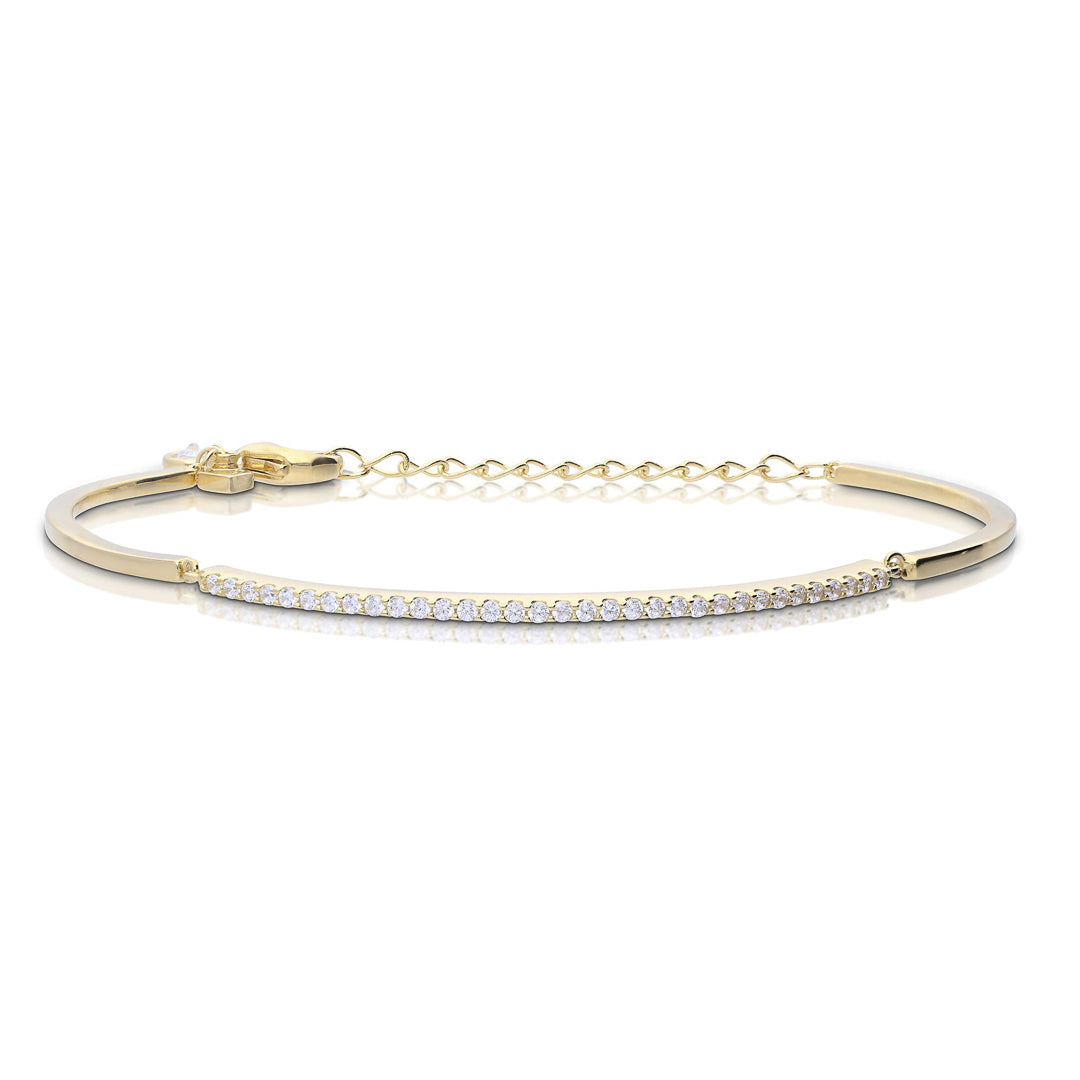 Diamonfire Pave Gezette Staaf Armband