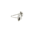 Simply Heart Silver Stud Earrings
