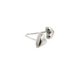 Simply Heart Silver Stud Earrings
