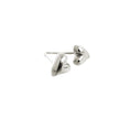 Simply Heart Silver Stud Earrings