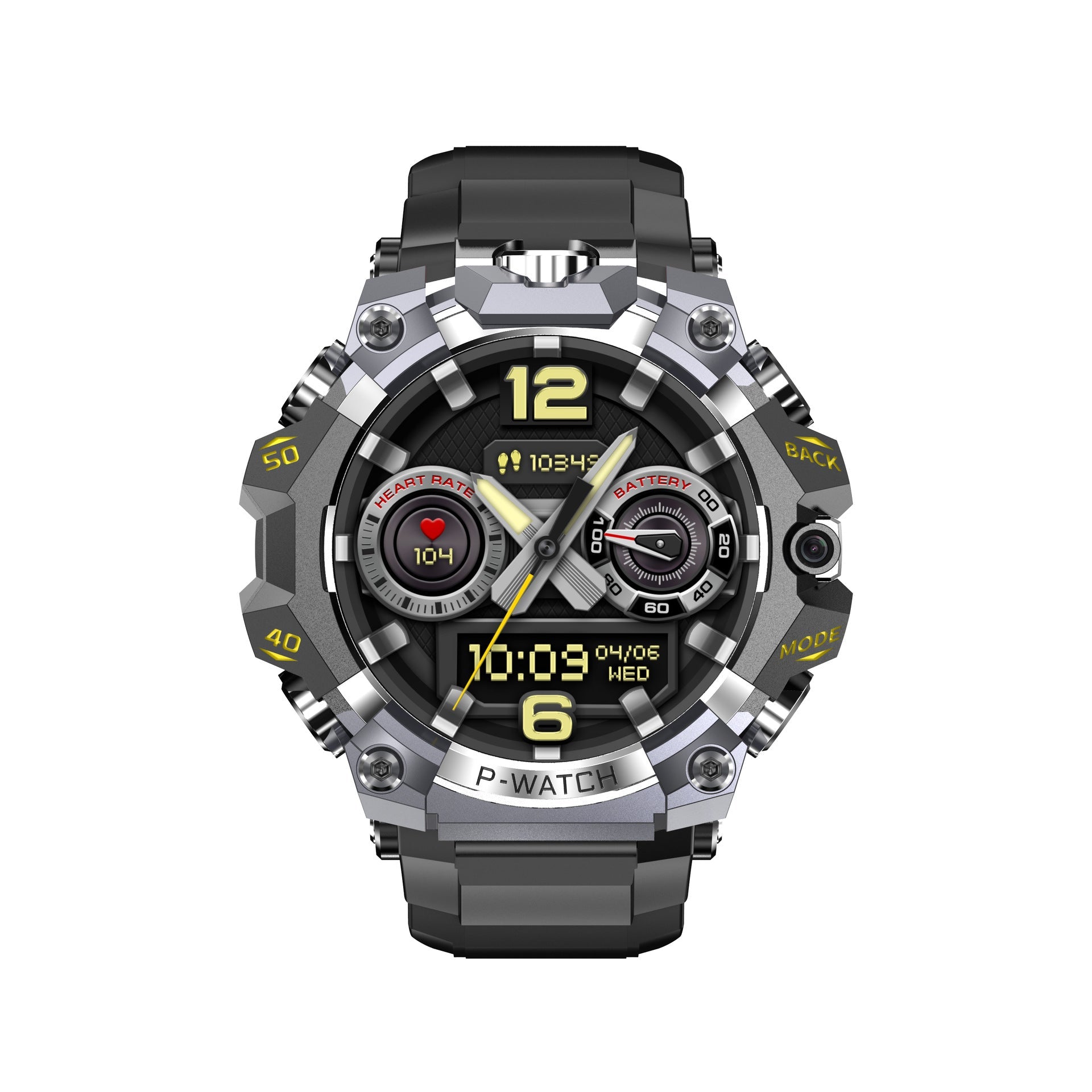 Waterdichte Smartwatch met Dubbele HD-camera