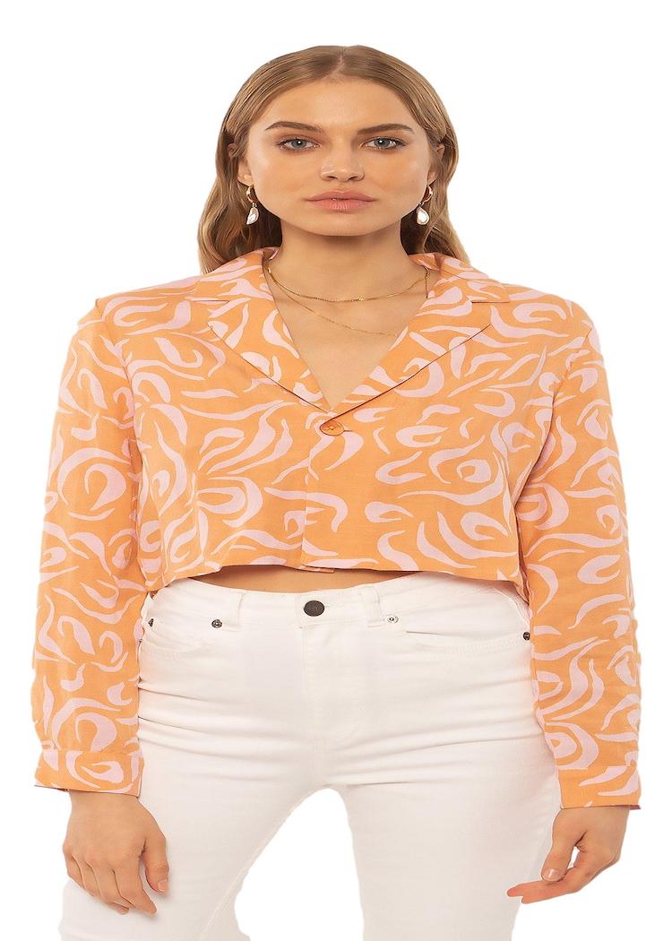 Amuse society Faye woven top