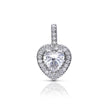 Diamonfire Heart Pave Set Pendant