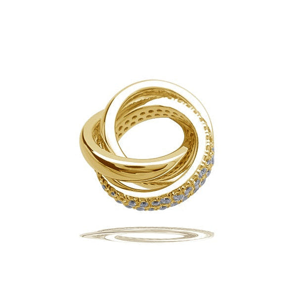 Diamonfire Triple Loop Pendant