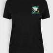 Tennis Printed Fitted T-Shirt Black