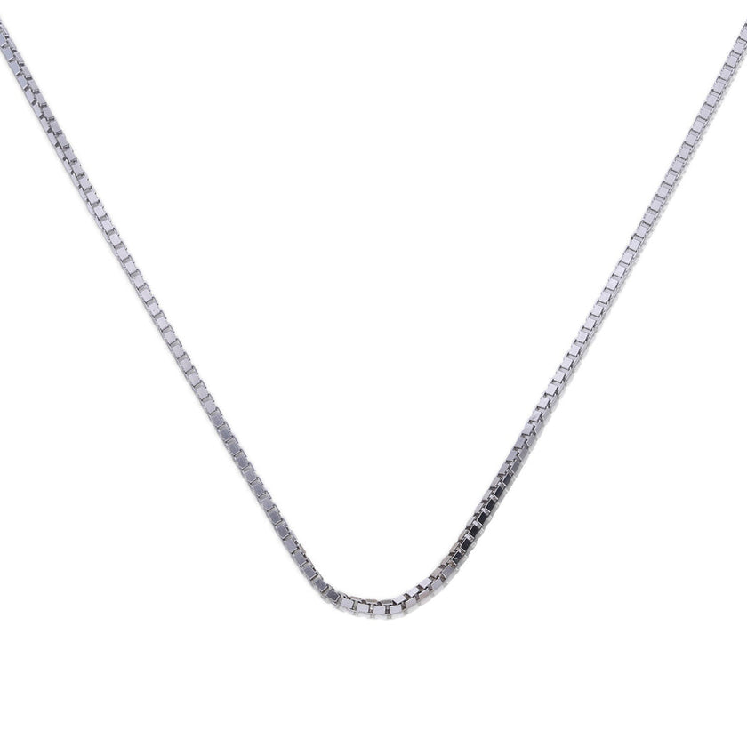 Diamonfire Venetian Box Chain with Extender 43cm-45cm