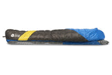 Sierra Designs Cloud 35°F (2°C) 800-Fill DriDown Sleeping Bag - Long - Blue/Yellow/Peat