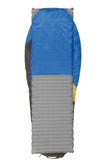 Sierra Designs Cloud 35°F (2°C) 800-Fill DriDown Sleeping Bag - Long - Blue/Yellow/Peat