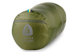 Sierra Designs Get Down 20°F (-7°C) 550-Fill DriDown Sleeping Bag - Long - Green/White
