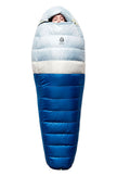 Sierra Designs Women's Get Down 20°F (-7°C) 550-Fill DriDown Sleeping Bag - Regular - Light Blue/Blue