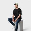 Cotton Baseball Cap Beige Navy