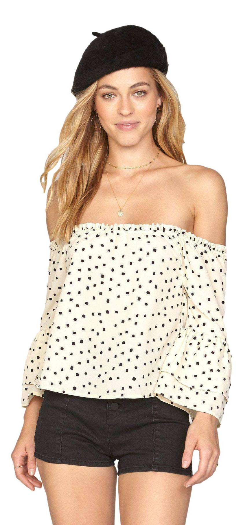 Amuse society Chapelle woven top