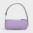 La Medusa Leather Handbag Lilac Gold