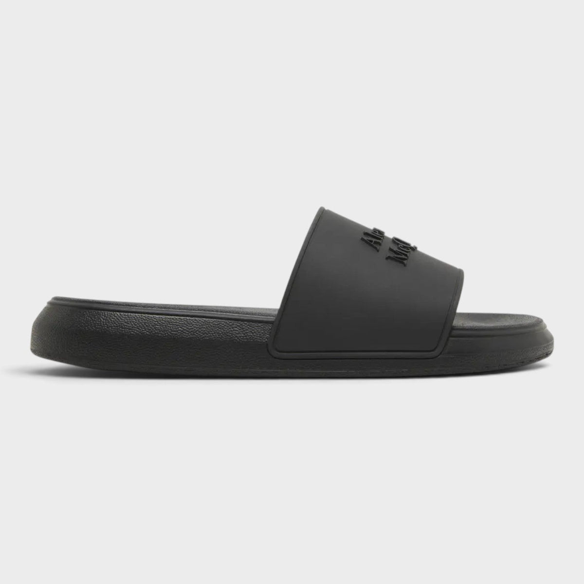 Logo Pool Slides Black
