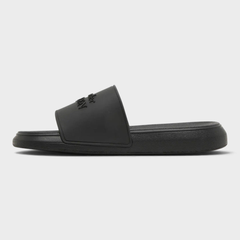 Logo Pool Slides Black
