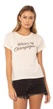 Amuse Society Champagne Strick-T-Shirt