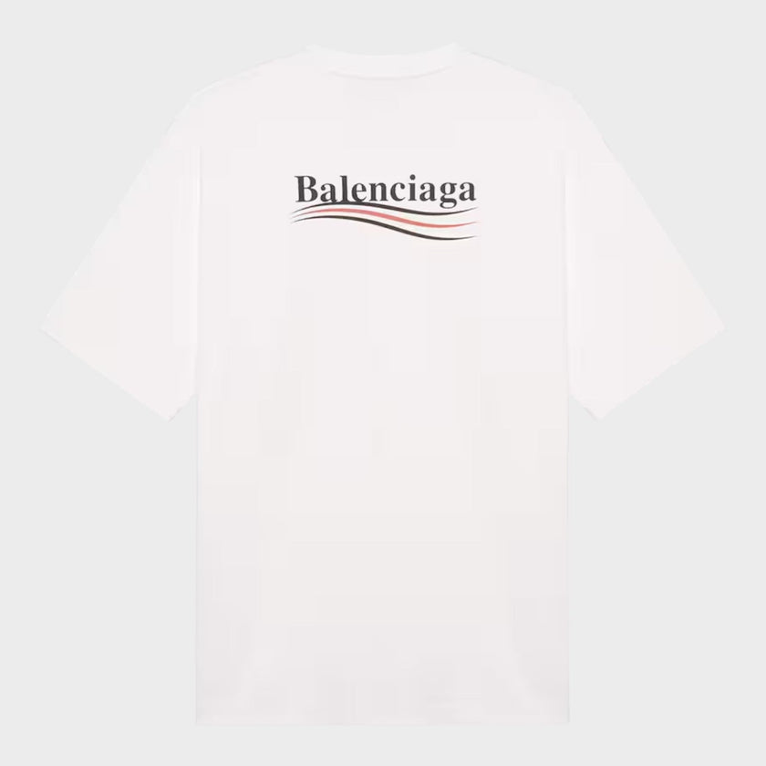 Logo Political Campaign T-Shirt White