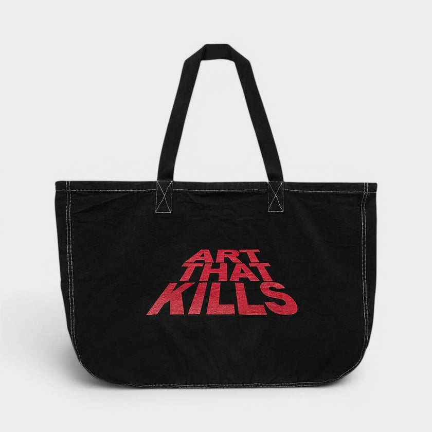 ATK Oversized Tote Black Red