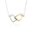 Silver Steed Two Stirrups Necklace