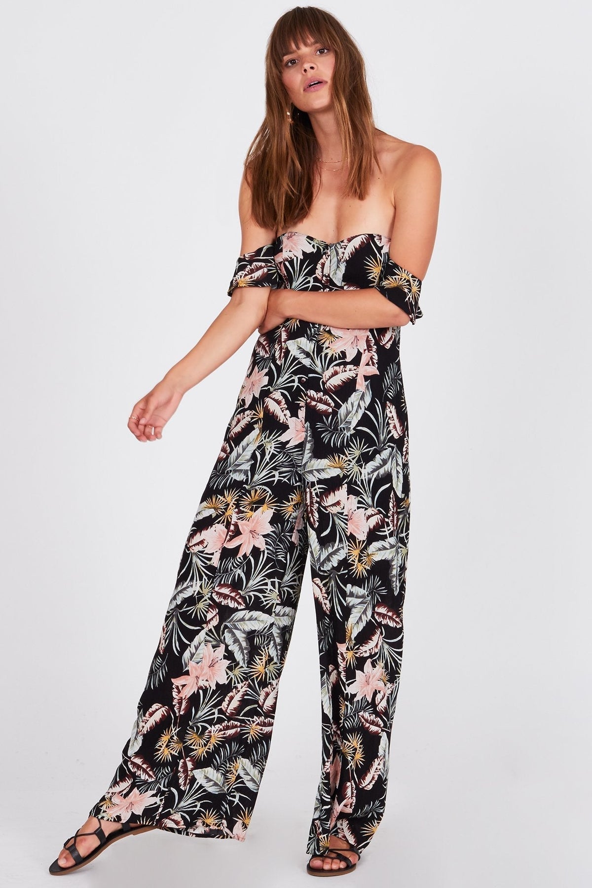 Amuse Society Paz Jumpsuit / Schwarz