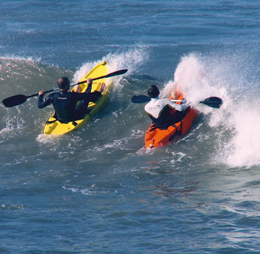 Surf Solo Kayak | Plastic Neutral | Gelb | Wendig & Spaß
