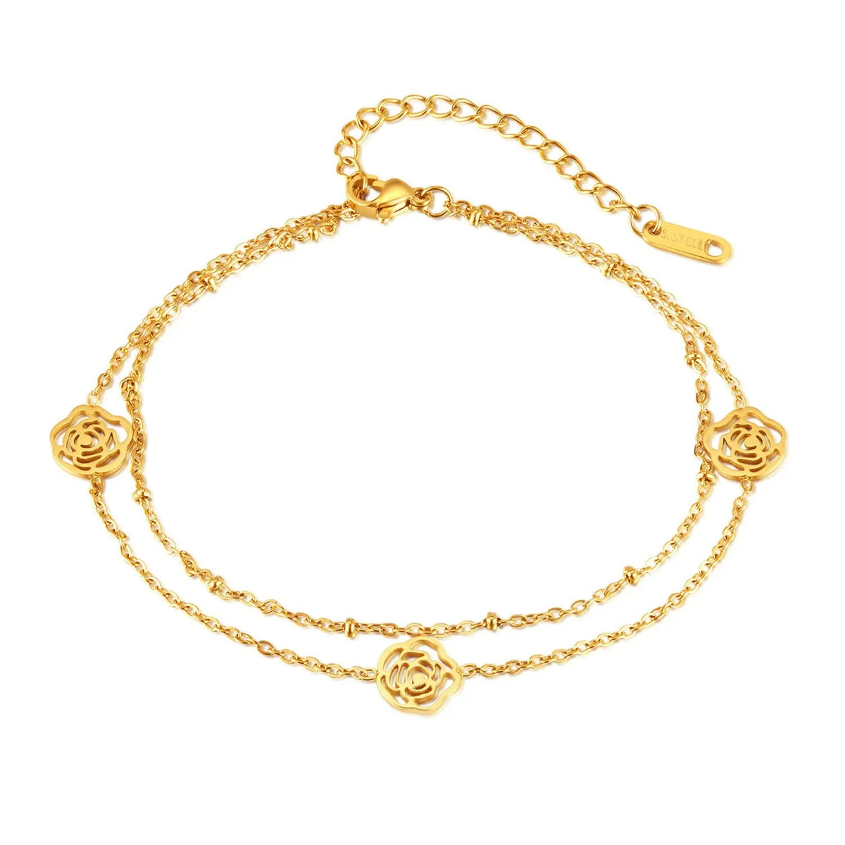 Cavigliera Tally Luxe placcata oro 18k color oro rosa