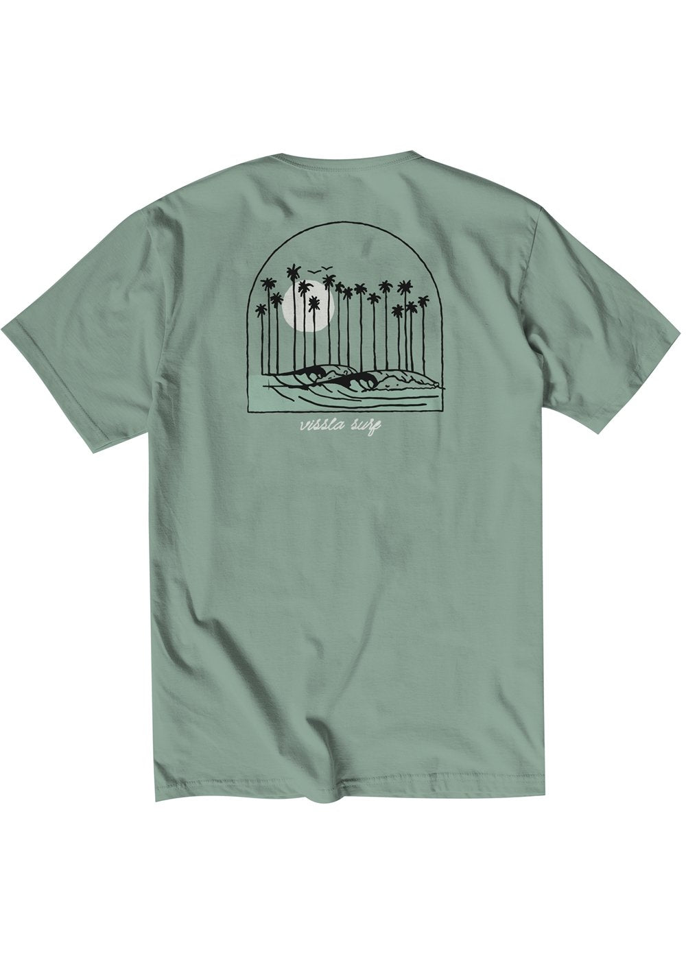 T-shirt Vissla Out Front Organic à poche