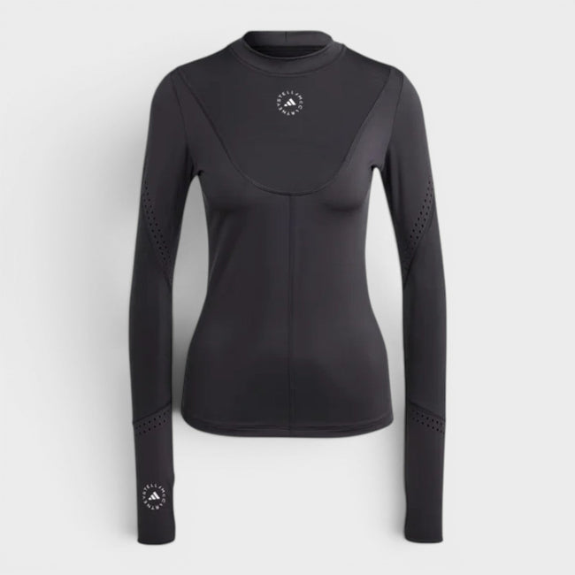 Adidas Long Sleeved Logo Top Black White