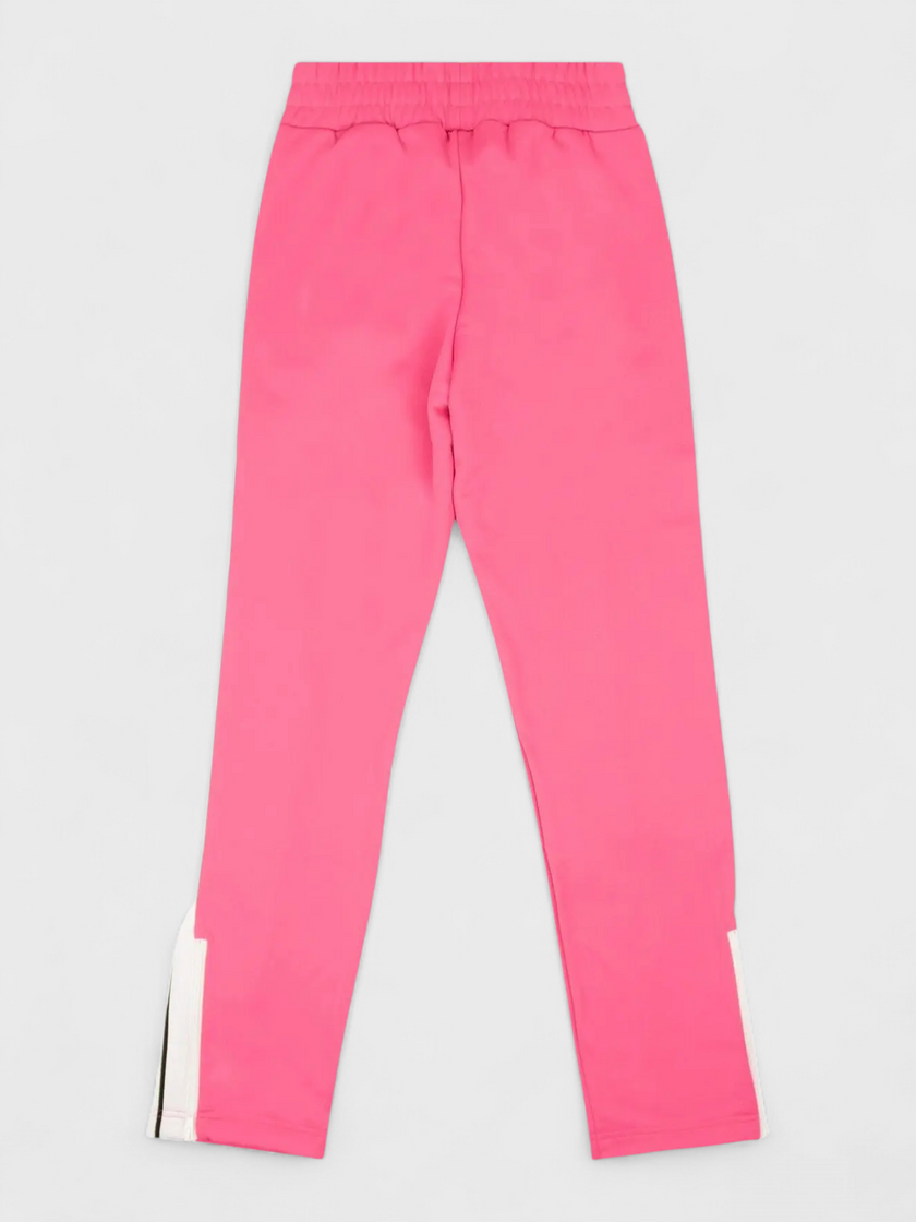 Women's Track Pants Fuchsia White