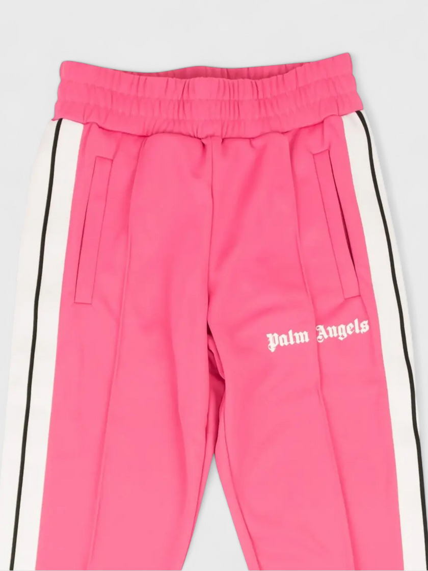 Women's Track Pants Fuchsia White