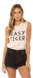 Amuse Society Tigre Tigre Strick-Muskelshirt