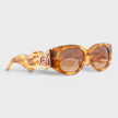 Memphis Sunglasses Gold Brown