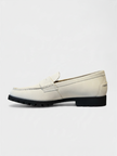 Country Suede Loafer Bone White
