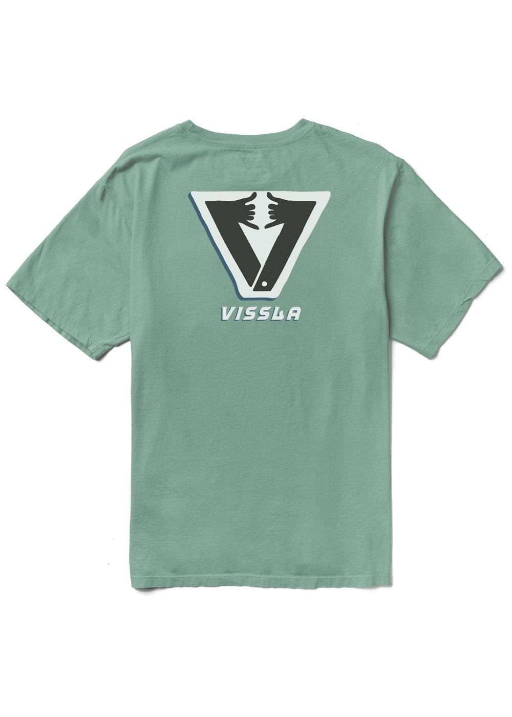 Camiseta Vissla Amigo Shaka de algodón orgánico con bolsillo