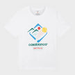 Montagne Sportif Fitted T-Shirt White