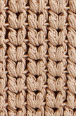 Yumi Brown Crochet Small Cross Body