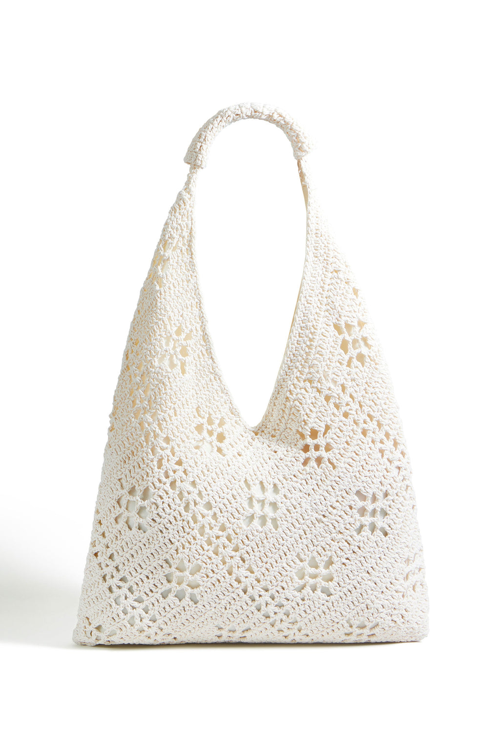 Yumi Ivory Crochet Hand Bag