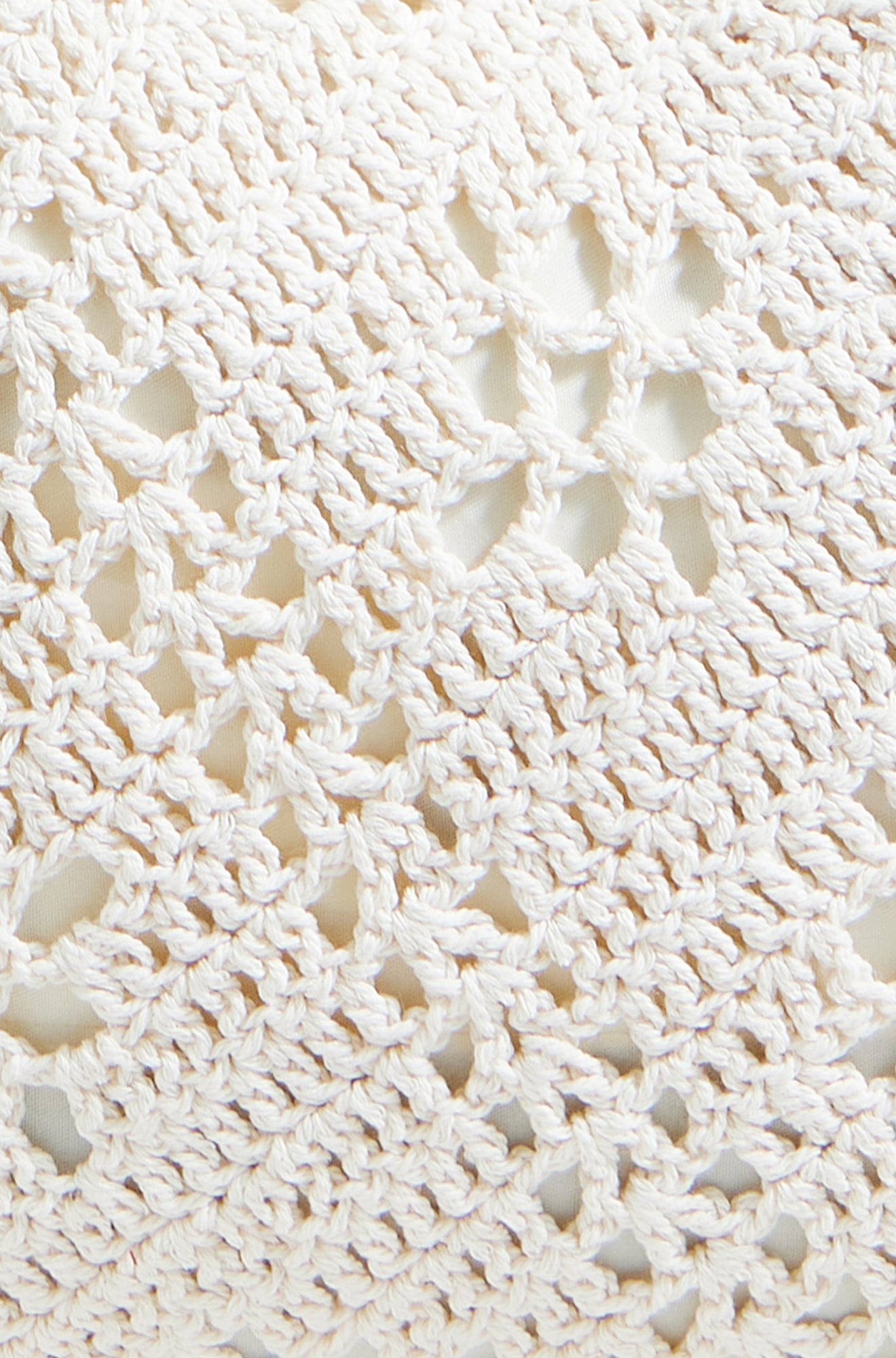 Yumi Ivory Crochet Hand Bag