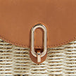 Yumi Natural Woven Bag With Top Handle