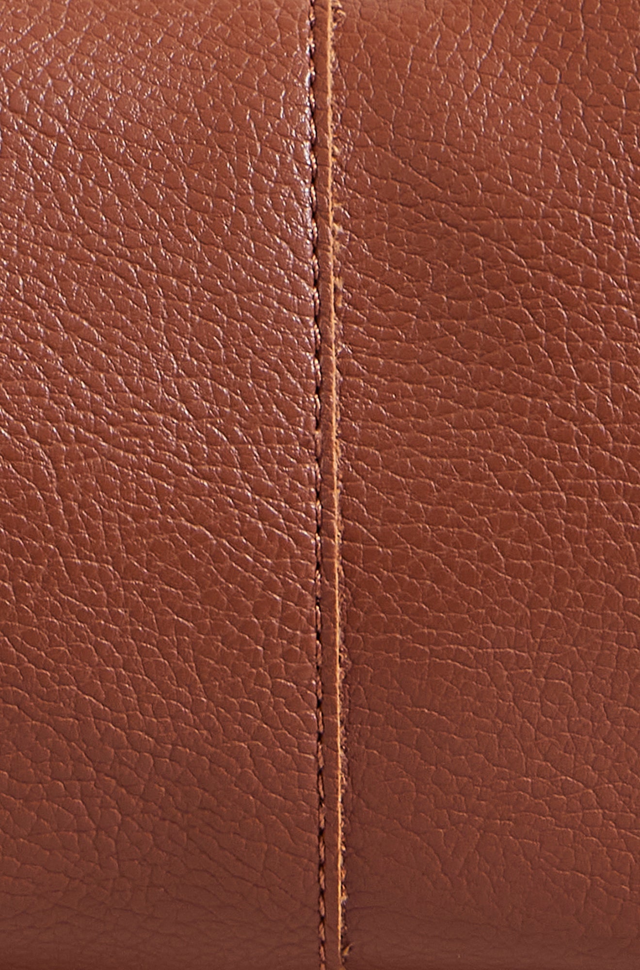 Yumi Brown Shoulder Scoop Bag With Buckle