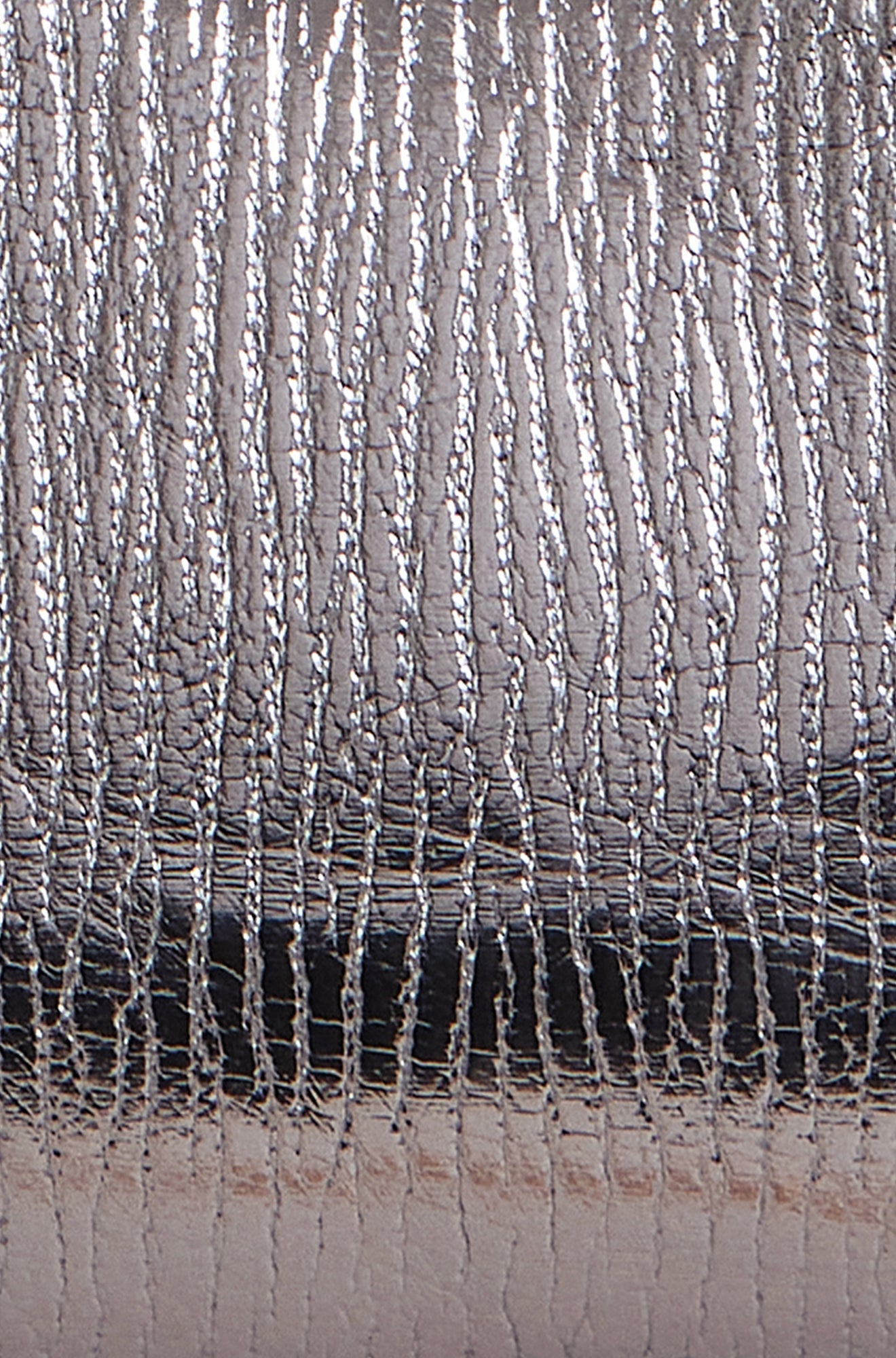Yumi Pewter Textured Small Knot Handle Handbag
