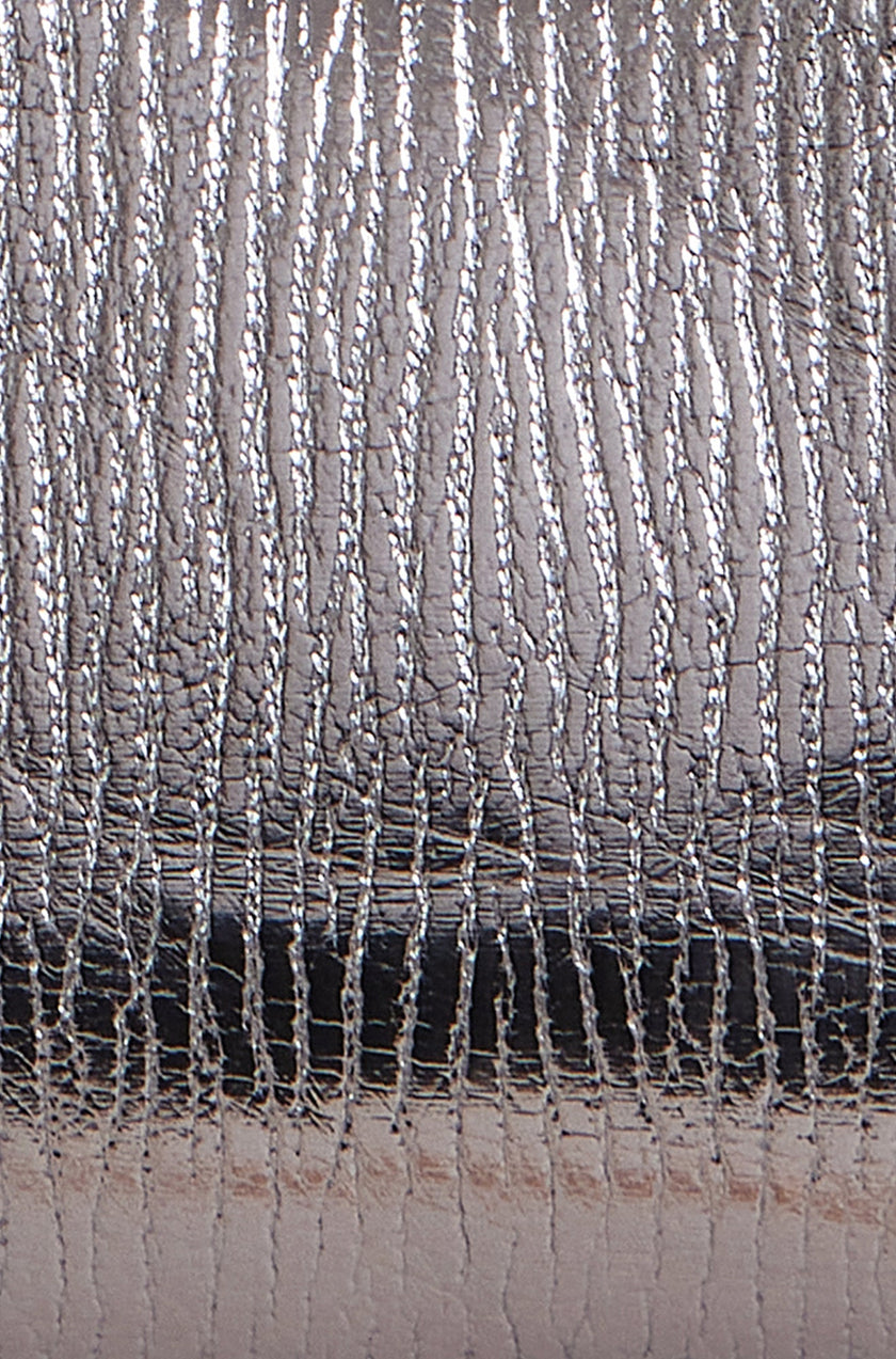 Sac à main Yumi petit format à poignée nouée en étain texturé