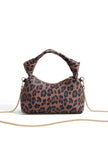 Yumi Brown Leopard Small Shoulder Bag