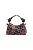 Yumi Brown Leopard Small Shoulder Bag