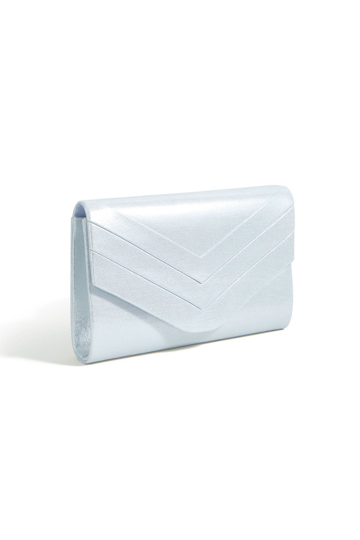 Yumi Silver Shimmer Kuvert-Clutch