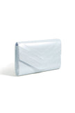Yumi Silver Shimmer Kuvert-Clutch